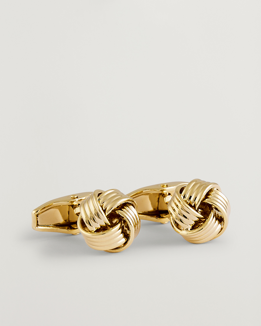 Uomini | Gemelli | Amanda Christensen | Knot Cufflink Gold