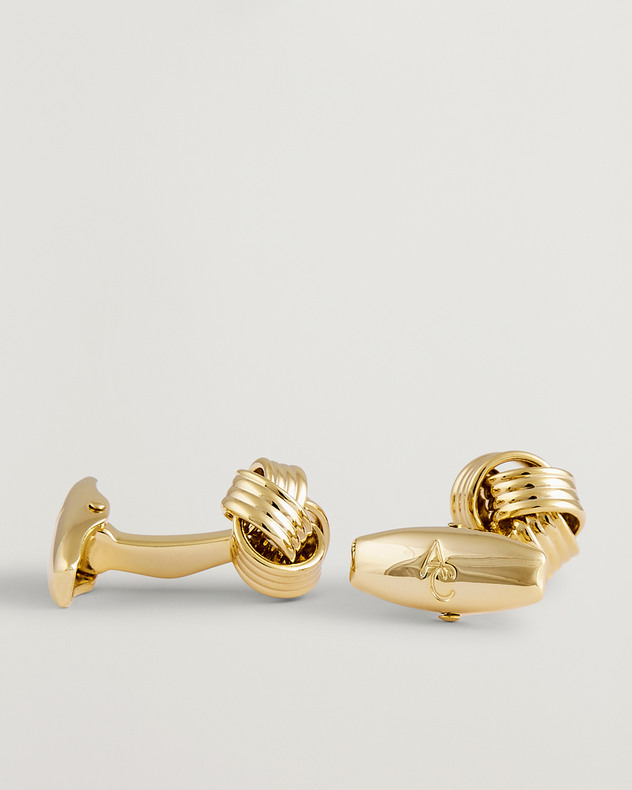 Uomini | Gemelli | Amanda Christensen | Knot Cufflink Gold