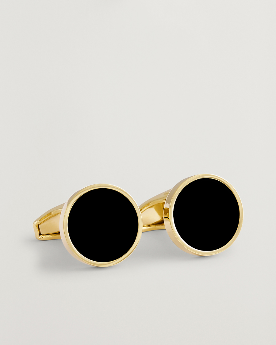 Uomini | Gemelli | Amanda Christensen | Classic Cufflink Gold/Black