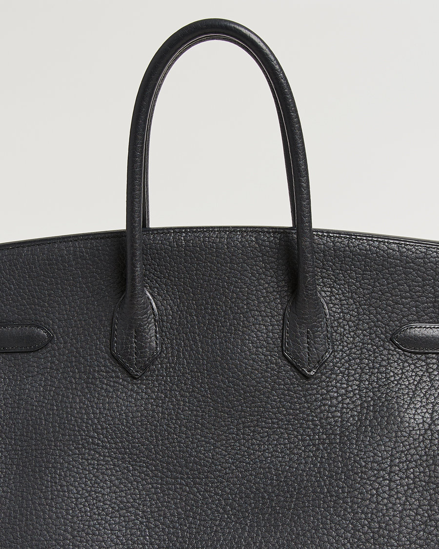 Uomini | Pre-Owned & Vintage Bags | Hermès Pre-Owned | Birkin 35 Fjord Leather Black