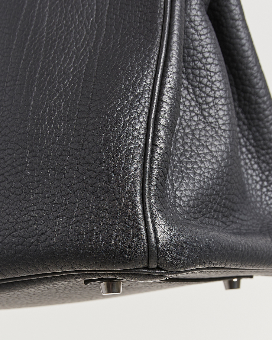 Uomini | Pre-Owned & Vintage Bags | Hermès Pre-Owned | Birkin 35 Fjord Leather Black