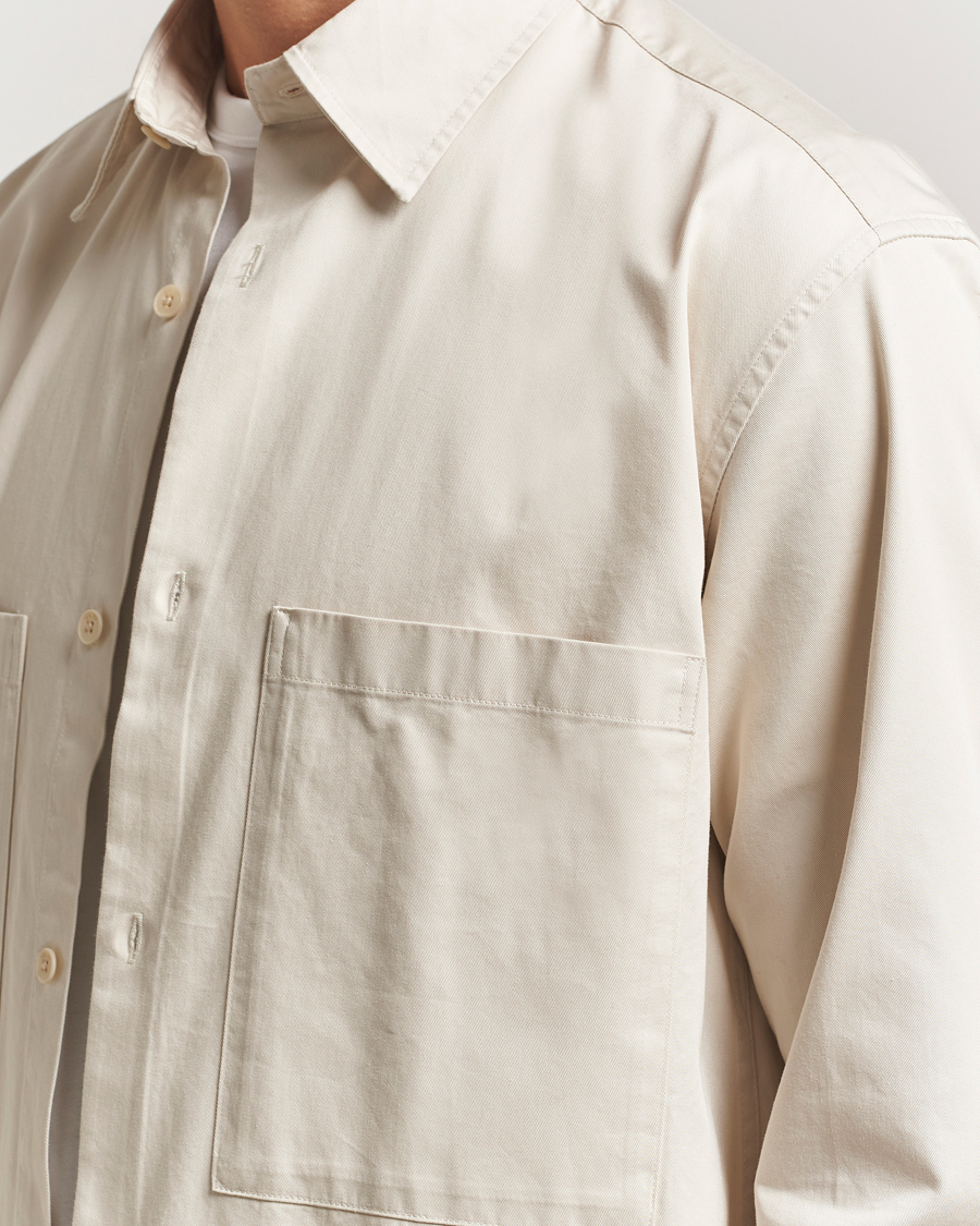 Uomini | Camicie | NN07 | Freddy Tencel Workwear Shirt Ivory