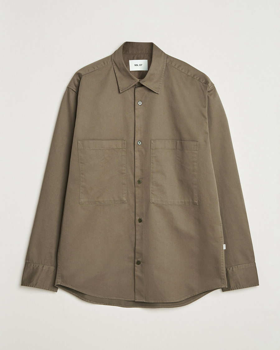 Uomini | Camicie | NN07 | Freddy Tencel Workwear Shirt Mable Husk