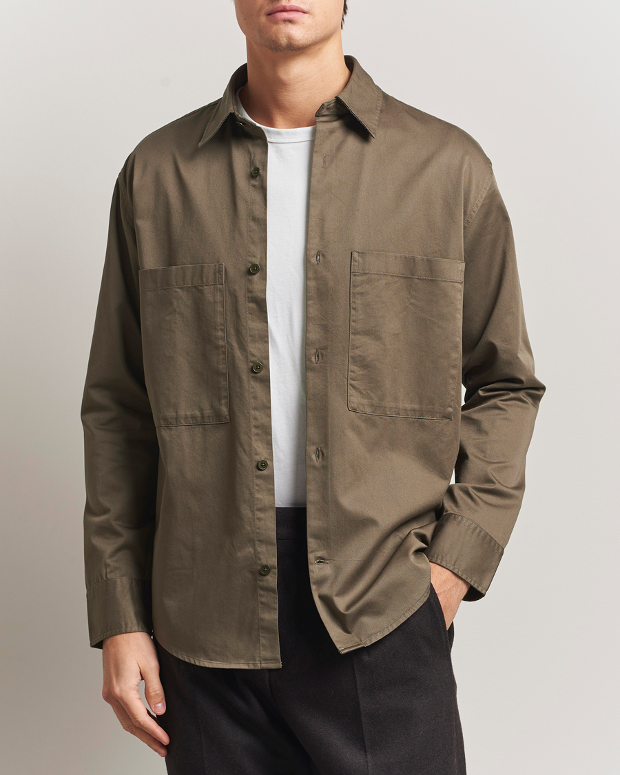 Uomini | Camicie | NN07 | Freddy Tencel Workwear Shirt Mable Husk