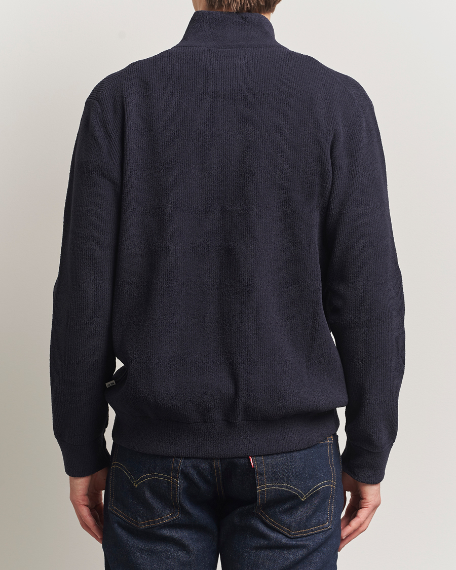 Uomini | Maglieria | NN07 | Danny Rib Knitted Full Zip Navy Blue