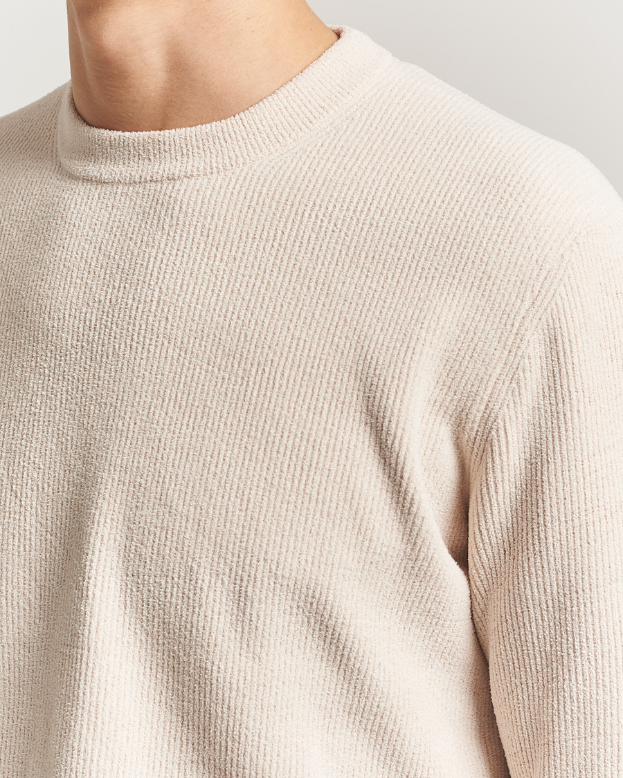 Uomini | Maglieria | NN07 | Danny Rib Knitted Crew Neck Ivory