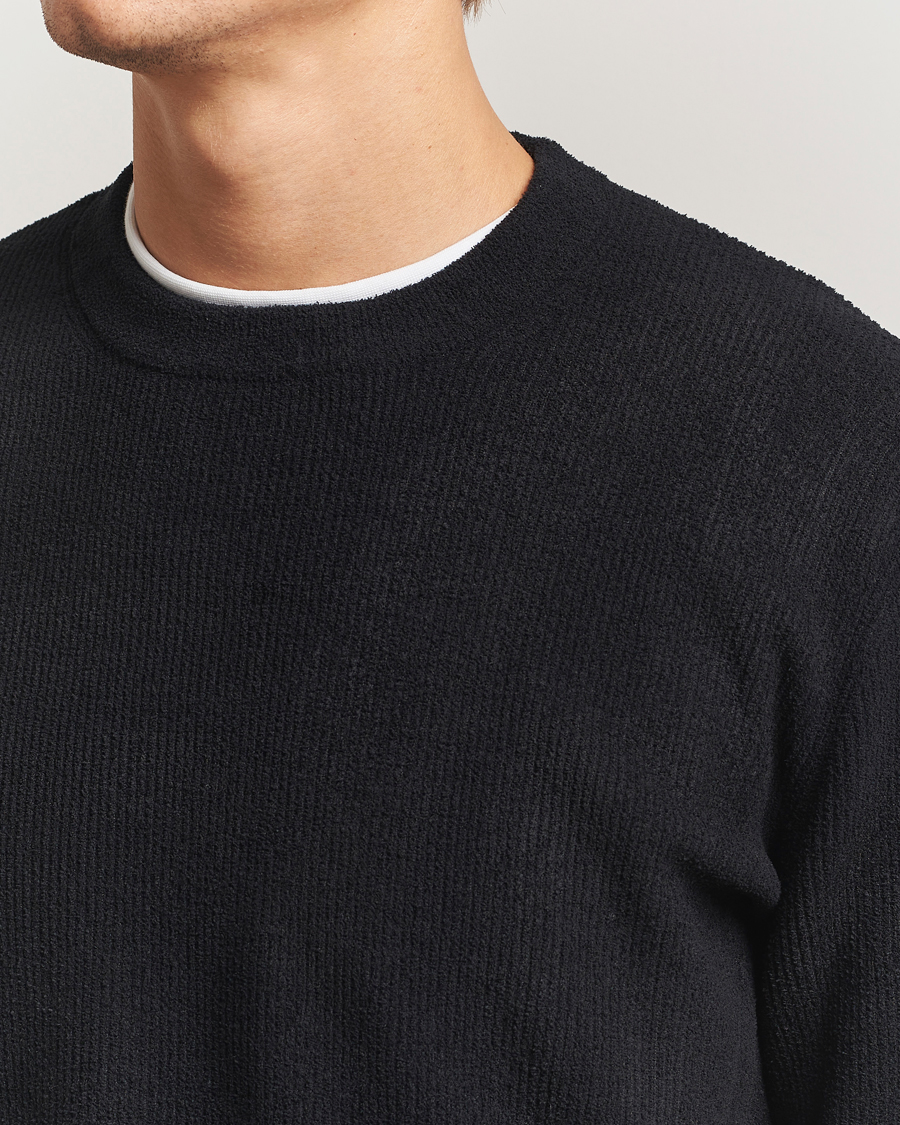 Uomini | Maglieria | NN07 | Danny Rib Knitted Crew Neck Black