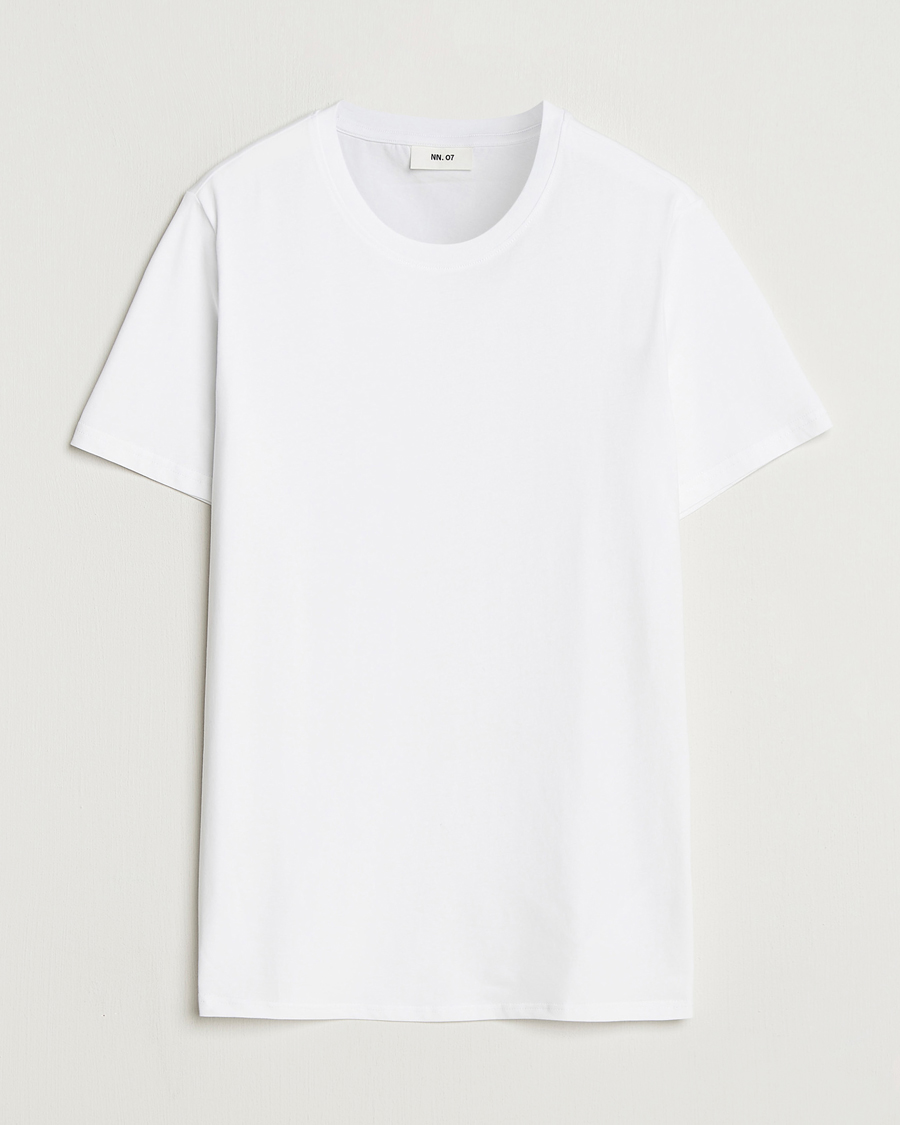 Uomini | T-shirt | NN07 | Percy Crew Neck T-Shirt White