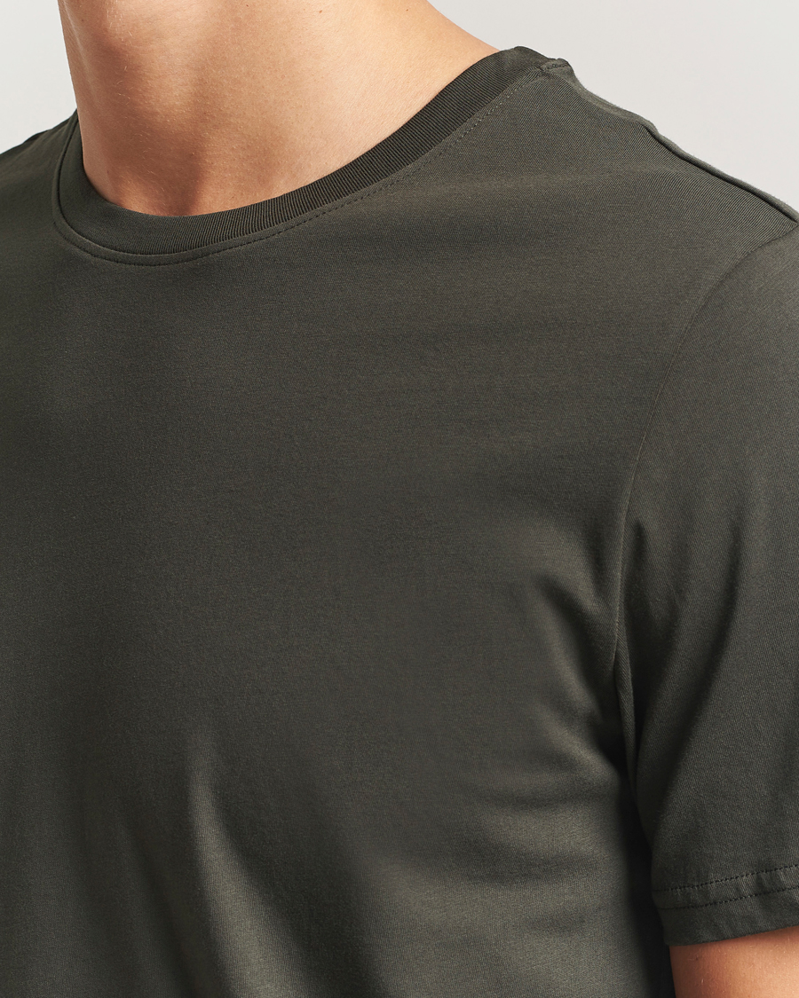 Uomini | T-shirt | NN07 | Percy Crew Neck T-Shirt Dark Army