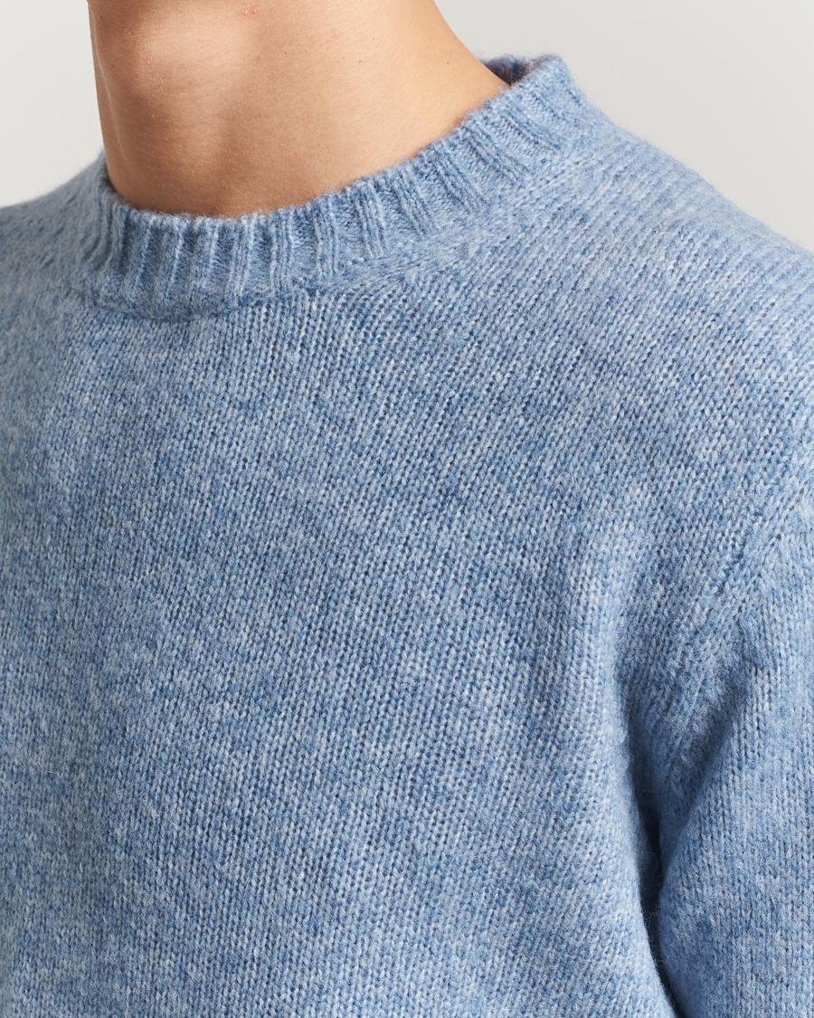 Uomini | Maglieria | NN07 | Lee Wool Knitted Sweater Denim Blue