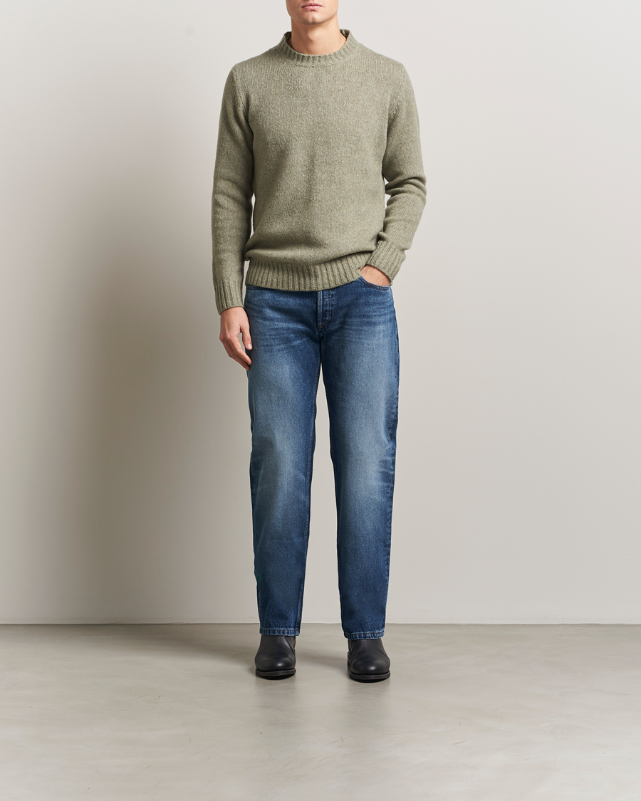 Uomini | Maglieria | NN07 | Lee Wool Knitted Sweater Valley Green