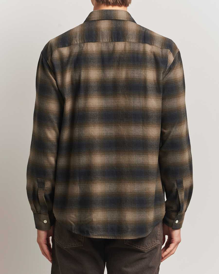 Uomini | Camicie | NN07 | Deon Flannel Checked Shirt Black/Green