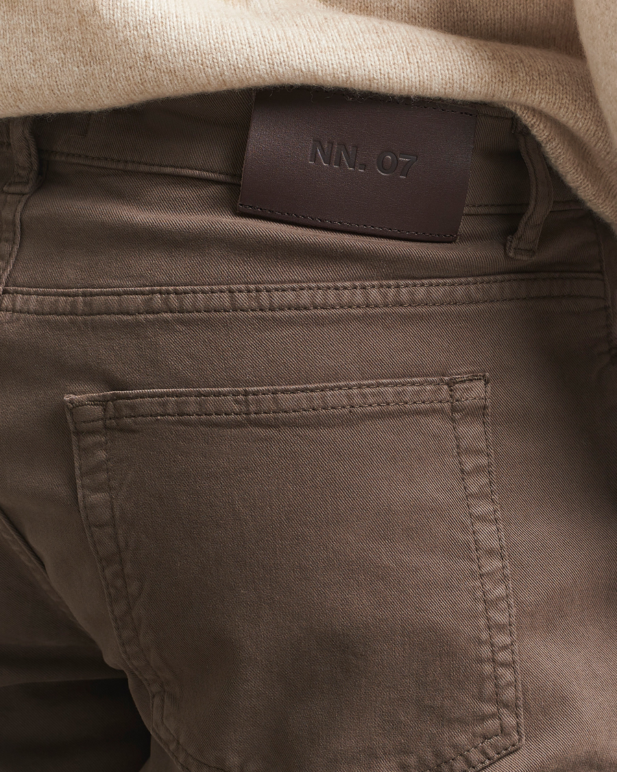 Uomini | Pantaloni | NN07 | Tony 5-Pocket Pants Mable Husk