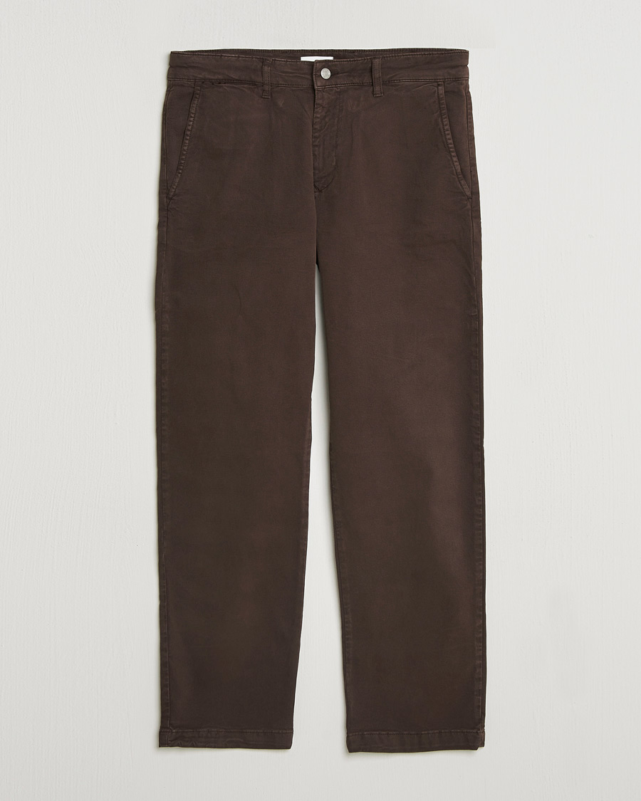 Uomini | Pantaloni | NN07 | Aden Regular Fit Chinos Demitasse Brown