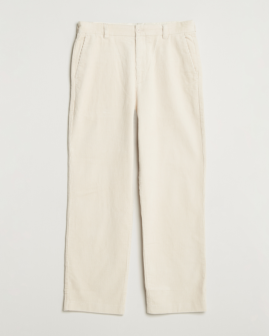 Uomini | Pantaloni | NN07 | Paw Relaxed Fit Corduroy Trousers Ivory