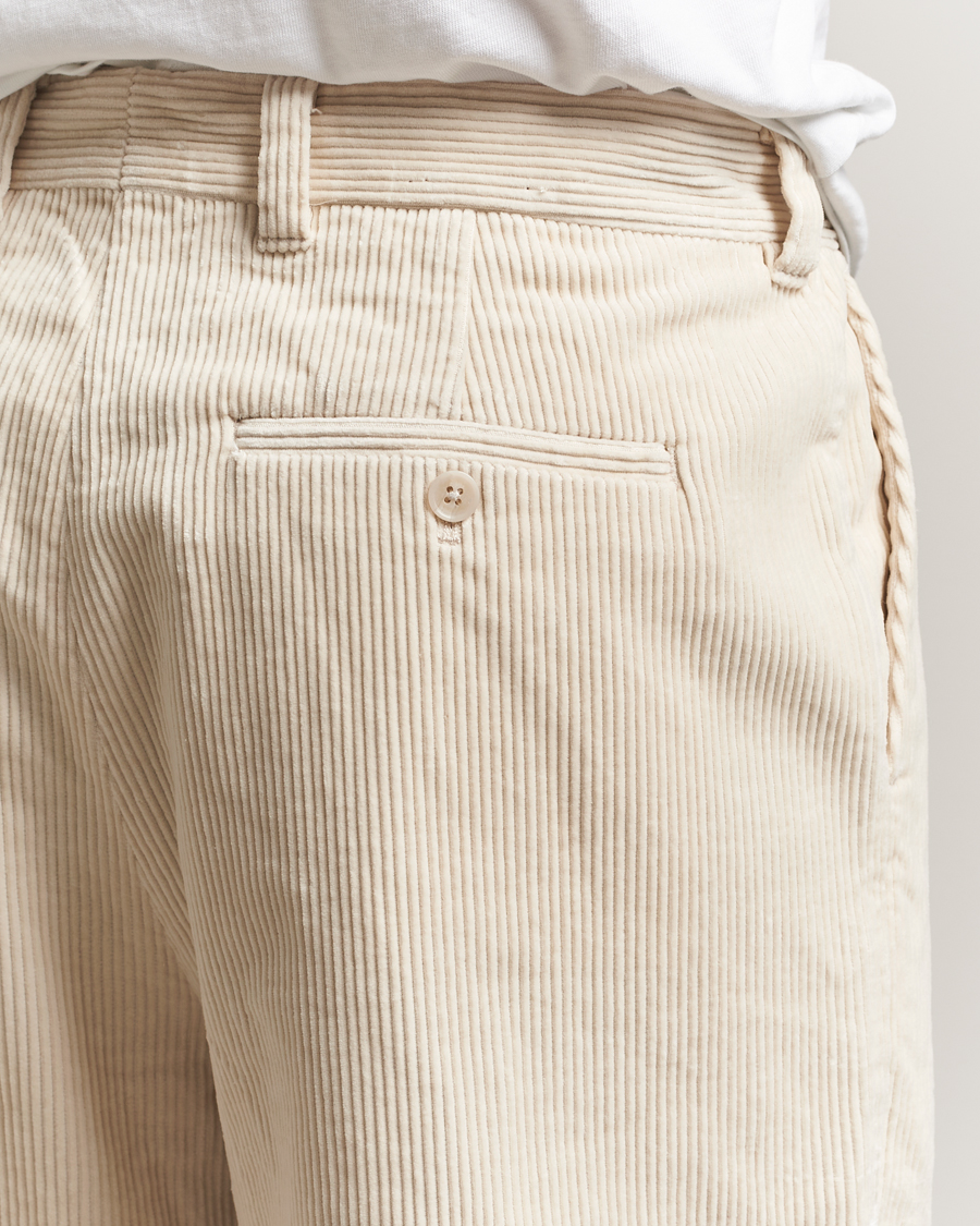 Uomini | Pantaloni | NN07 | Paw Relaxed Fit Corduroy Trousers Ivory