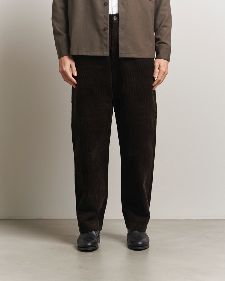 Uomini | Pantaloni | NN07 | Paw Relaxed Fit Corduroy Trousers Demitasse Brown