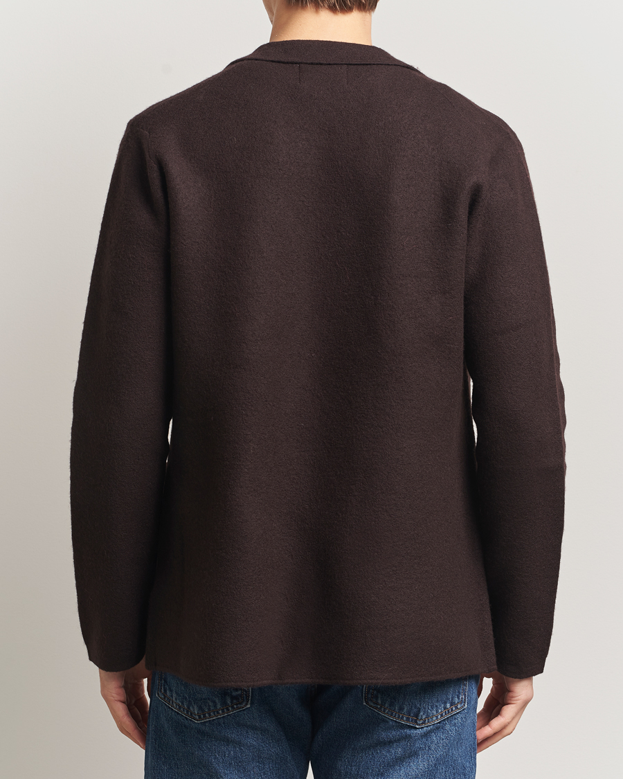 Uomini | Blazers | NN07 | Lucas Boiled Wool Blazer Dusky Port