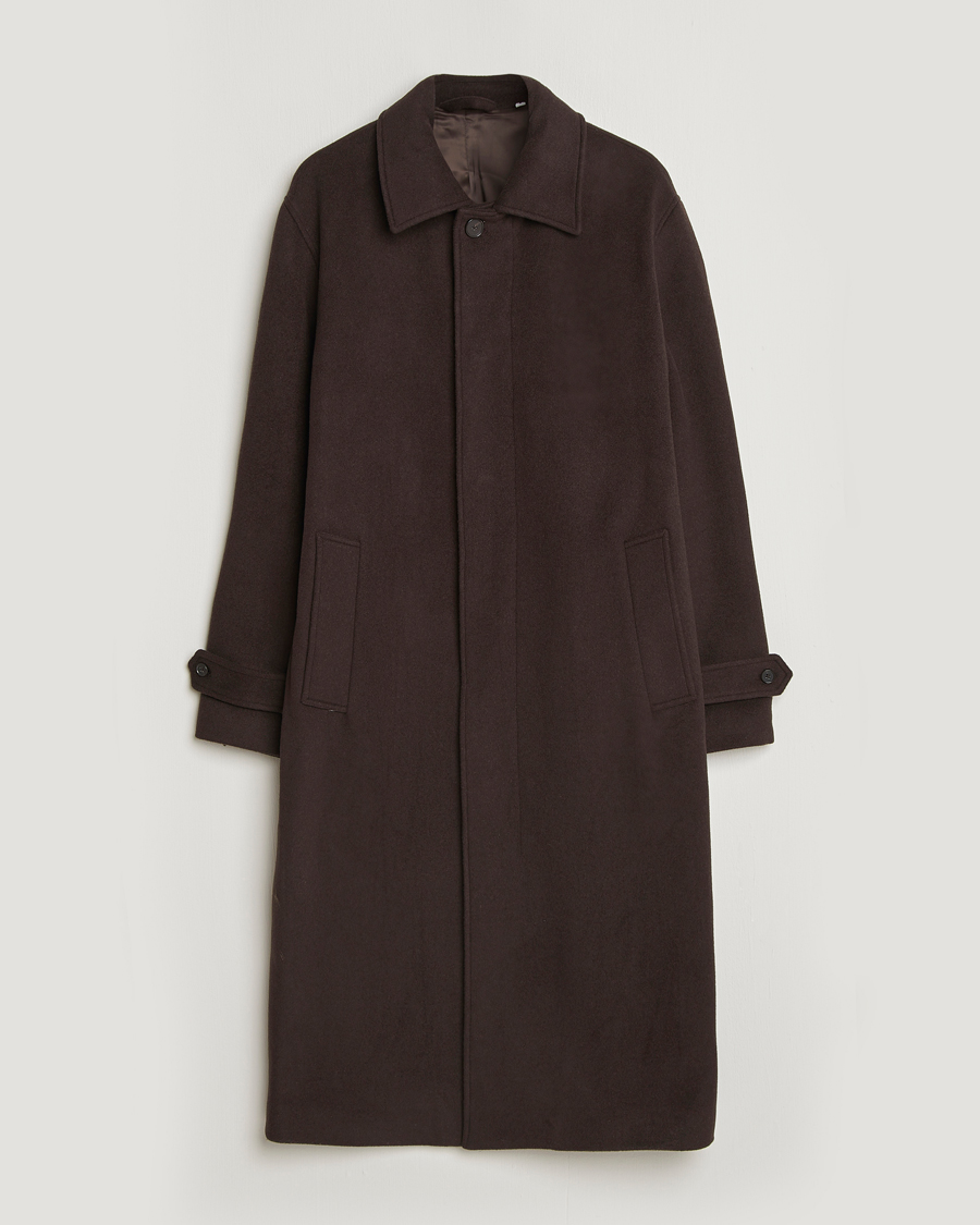 Uomini | Giacche | NN07 | Gibson Wool Coat Demitasse Brown