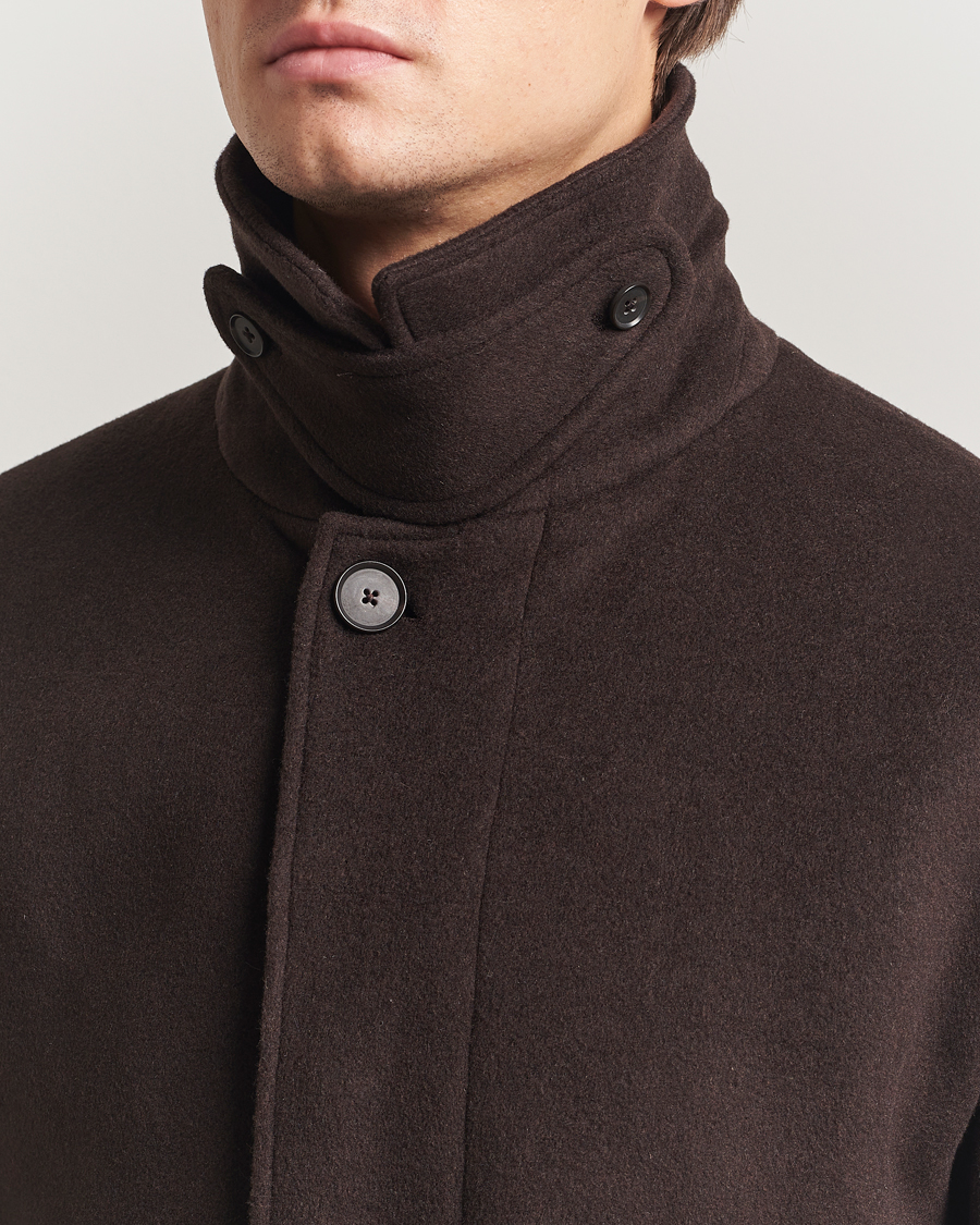 Uomini | Giacche | NN07 | Gibson Wool Coat Demitasse Brown