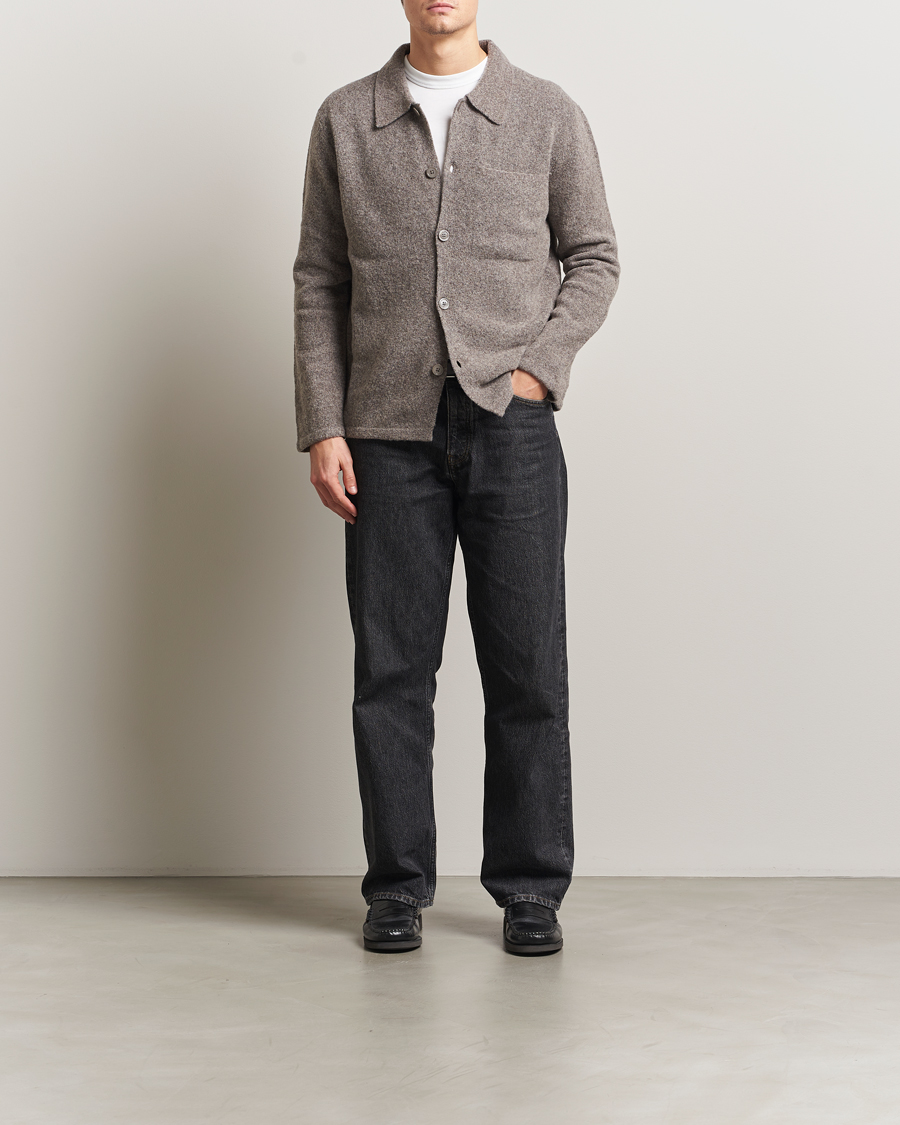 Uomini | Maglieria | NN07 | Jonas Wool Cardigan Mable Husk