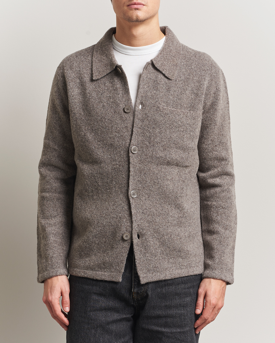 Uomini | Maglieria | NN07 | Jonas Wool Cardigan Mable Husk