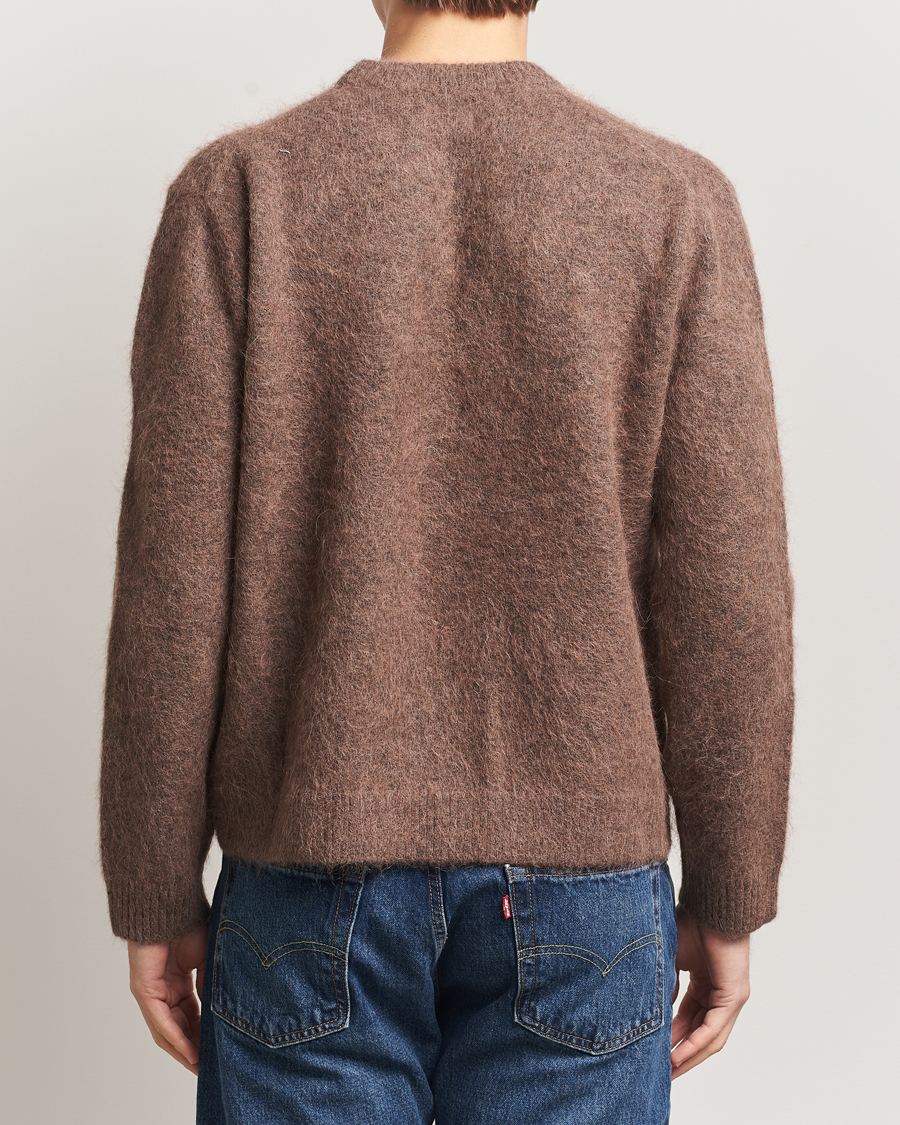 Uomini | Maglieria | NN07 | Russell Alpaca Knitted Crew Neck Mable Husk