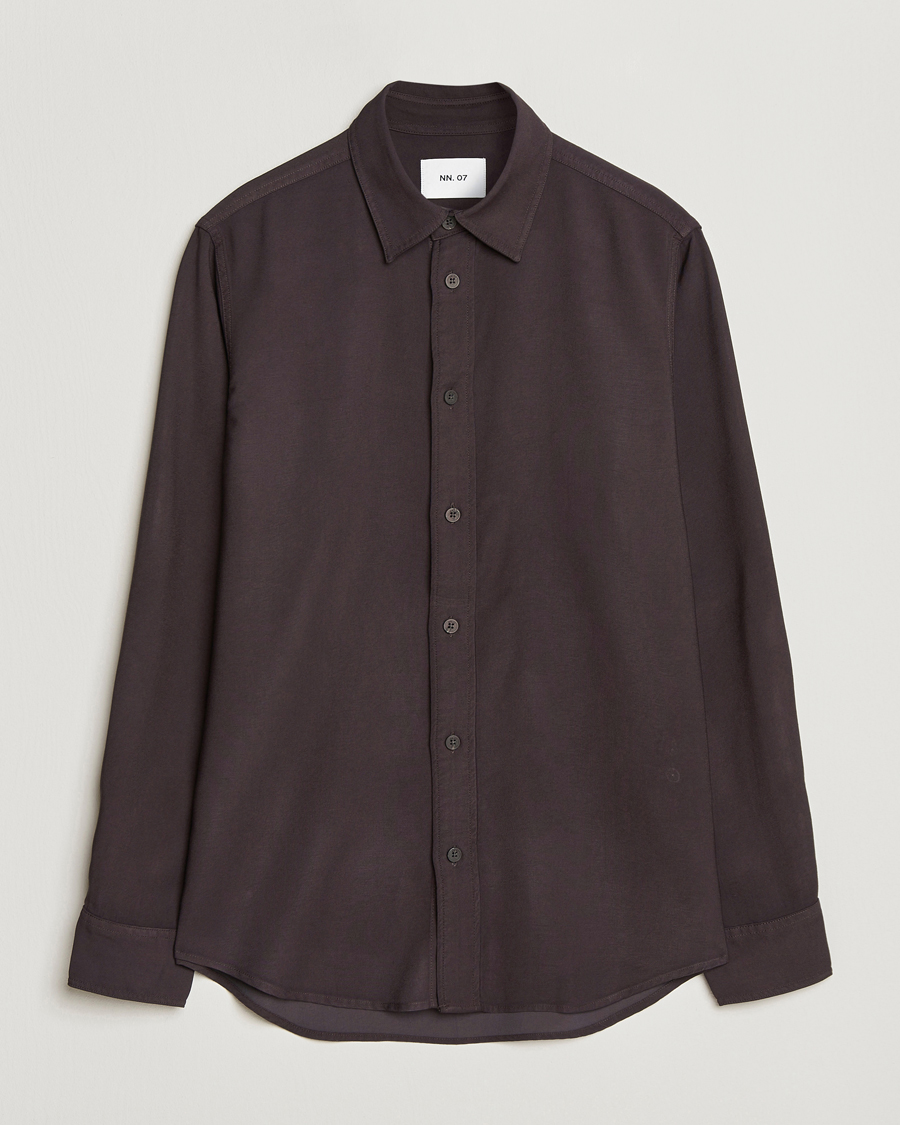 Uomini | Camicie | NN07 | Colby Viscose Shirt Dusky Port