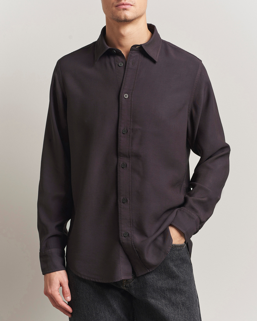 Uomini | Camicie | NN07 | Colby Viscose Shirt Dusky Port