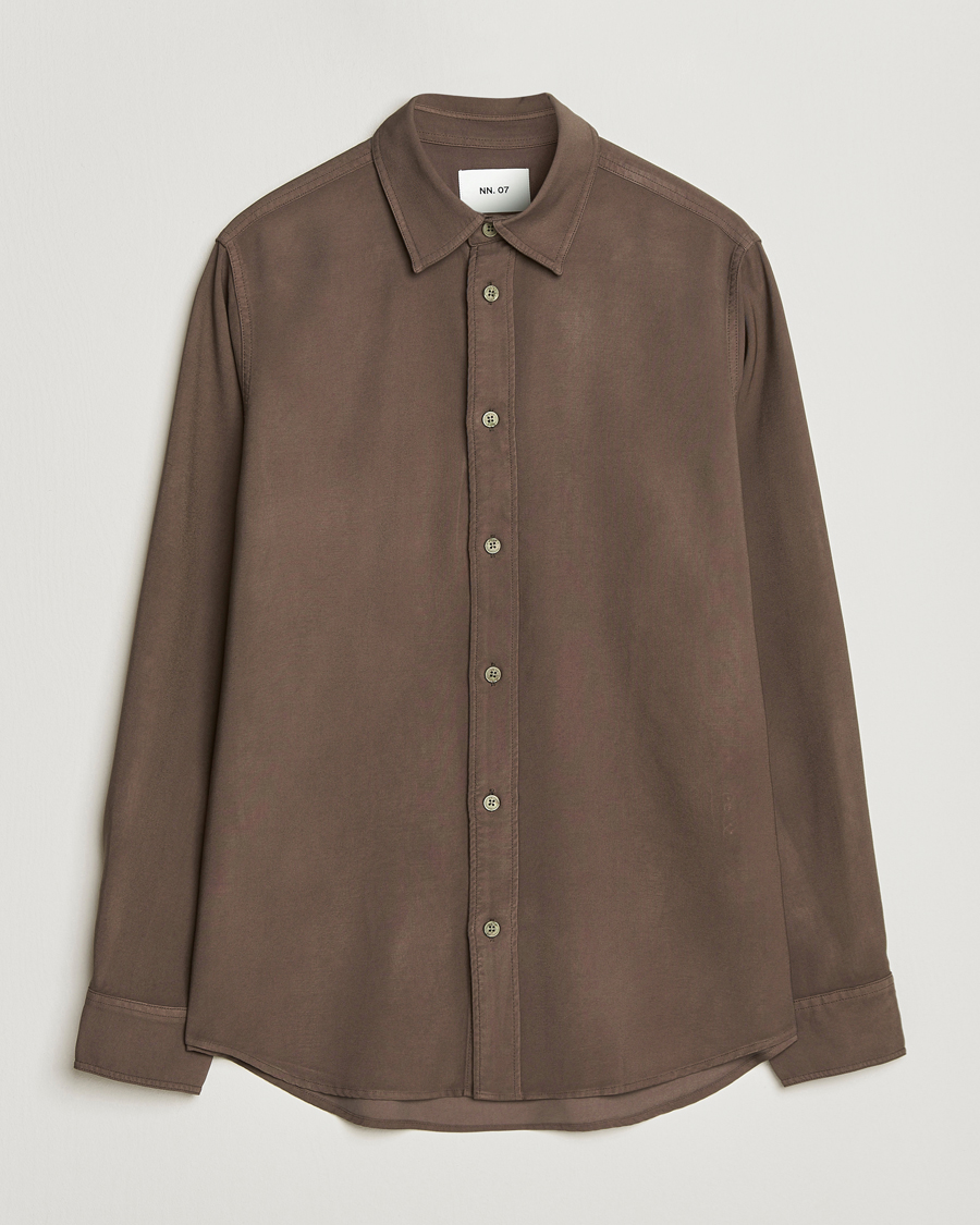 Uomini | Camicie | NN07 | Colby Viscose Shirt Mable Husk