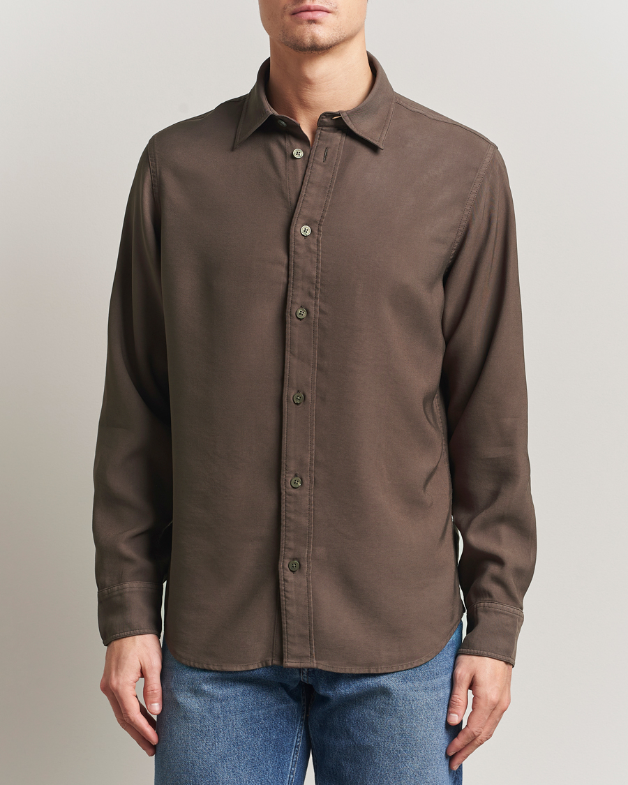 Uomini | Camicie | NN07 | Colby Viscose Shirt Mable Husk