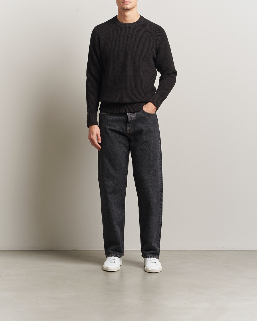 Uomini | Maglieria | NN07 | Jacobo Cotton Knitted Sweater Dusky Port
