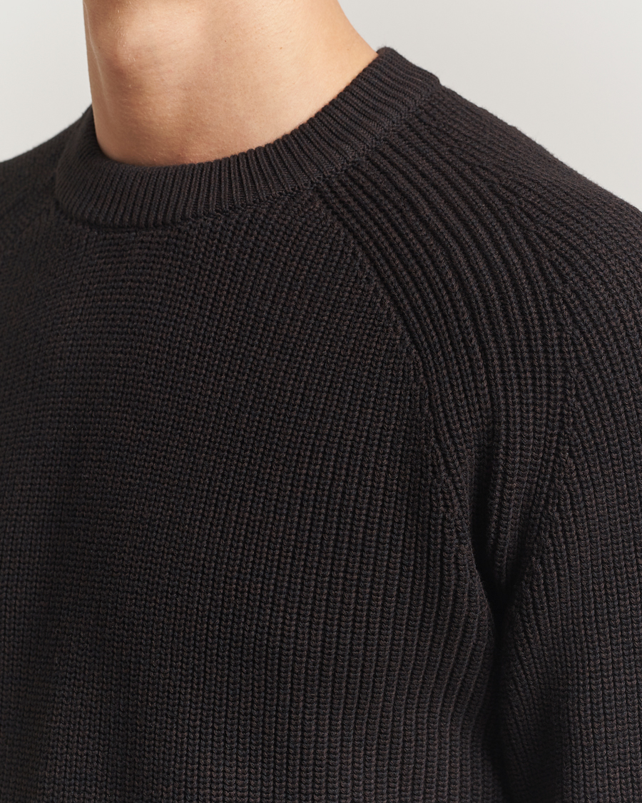 Uomini | Maglieria | NN07 | Jacobo Cotton Knitted Sweater Dusky Port
