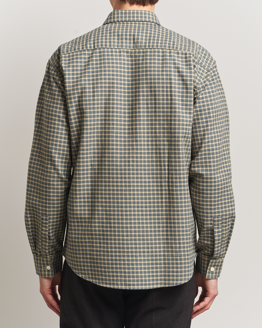 Uomini | Camicie | NN07 | Deon Flannel Checked Shirt Coral