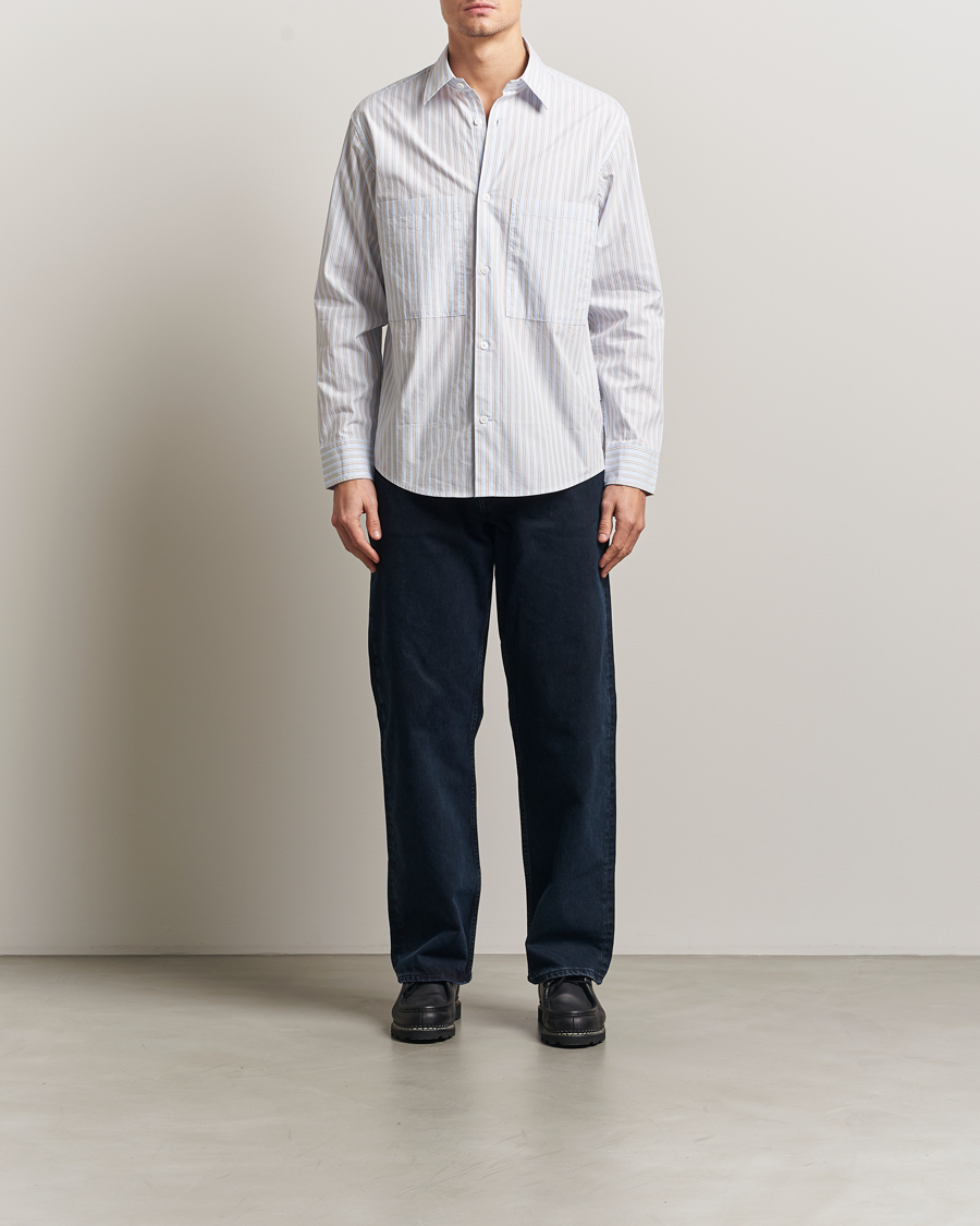 Uomini | Camicie | NN07 | Freddy Striped Poplin Shirt Multi
