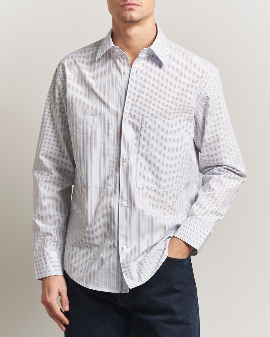Uomini | Camicie | NN07 | Freddy Striped Poplin Shirt Multi