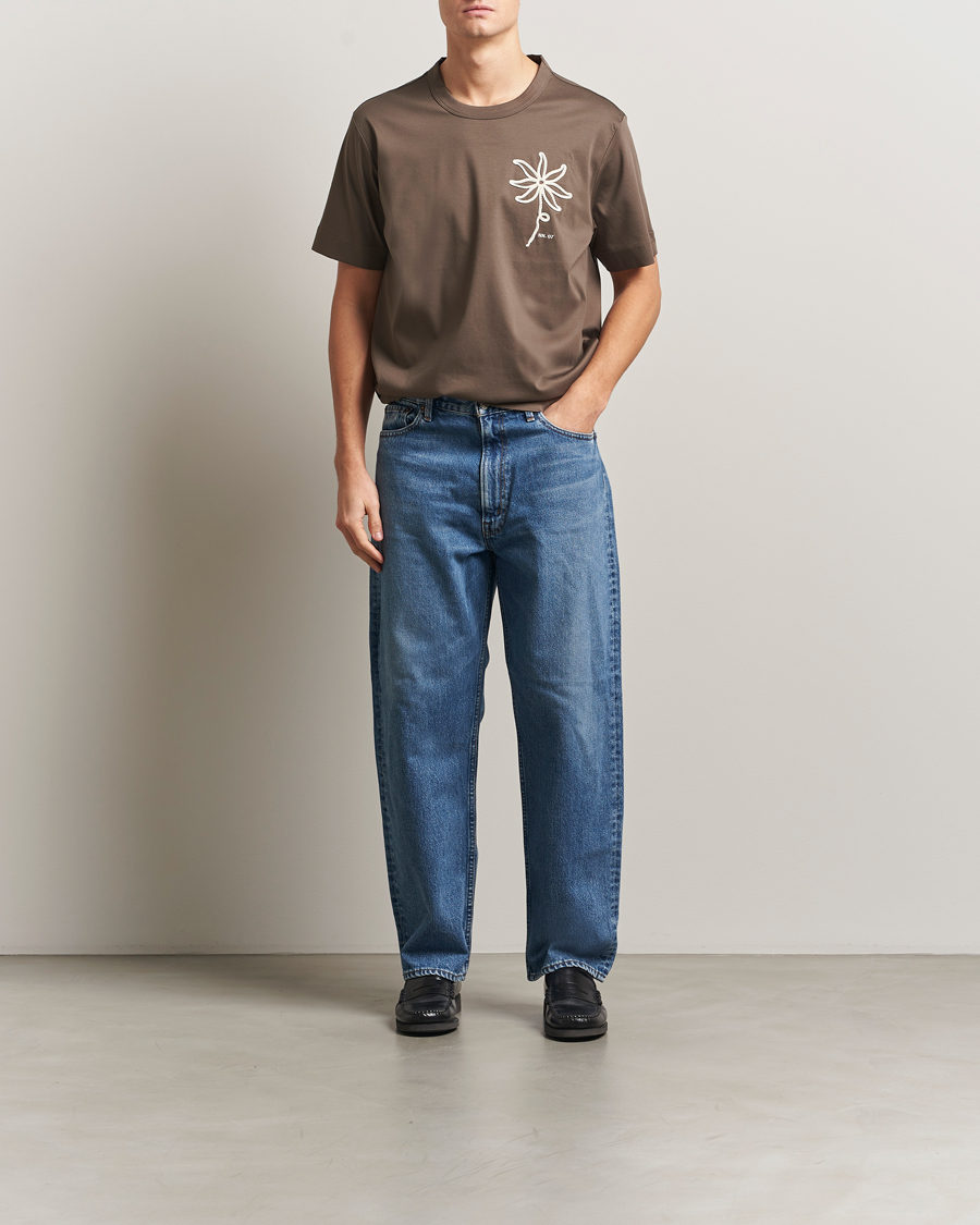 Uomini | T-shirt | NN07 | Pedro Embroidered T-Shirt Mable Husk