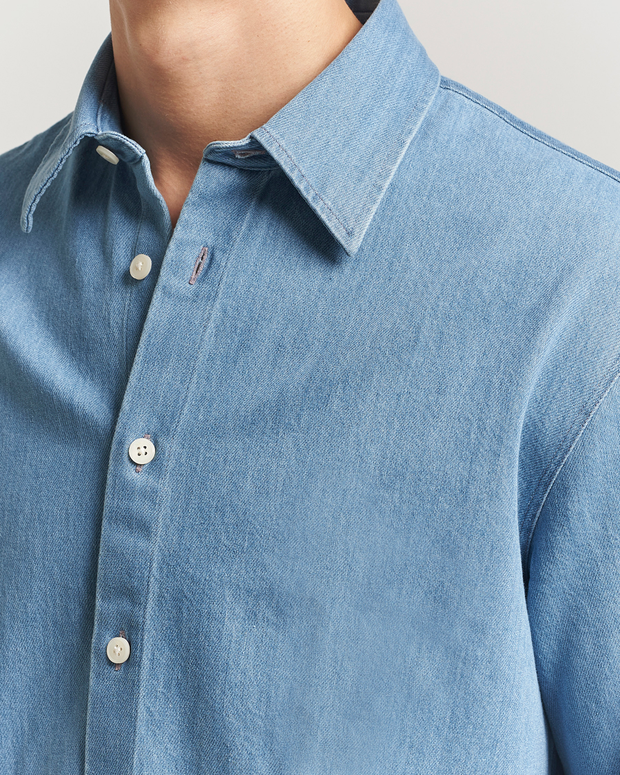Uomini | Camicie | NN07 | Casper Denim Overshirt Blue