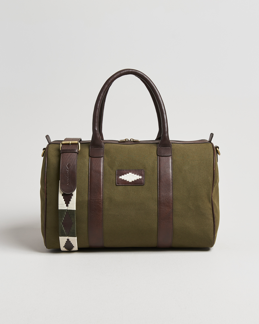 Uomini | Borse | Pampeano | Varon Small Canvas Weekend Bag Forest