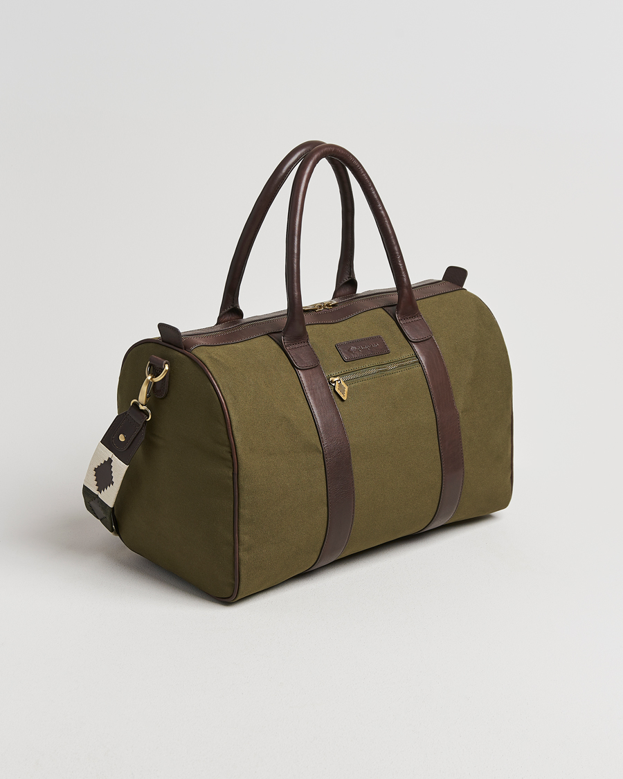 Uomini | Borse | Pampeano | Varon Small Canvas Weekend Bag Forest