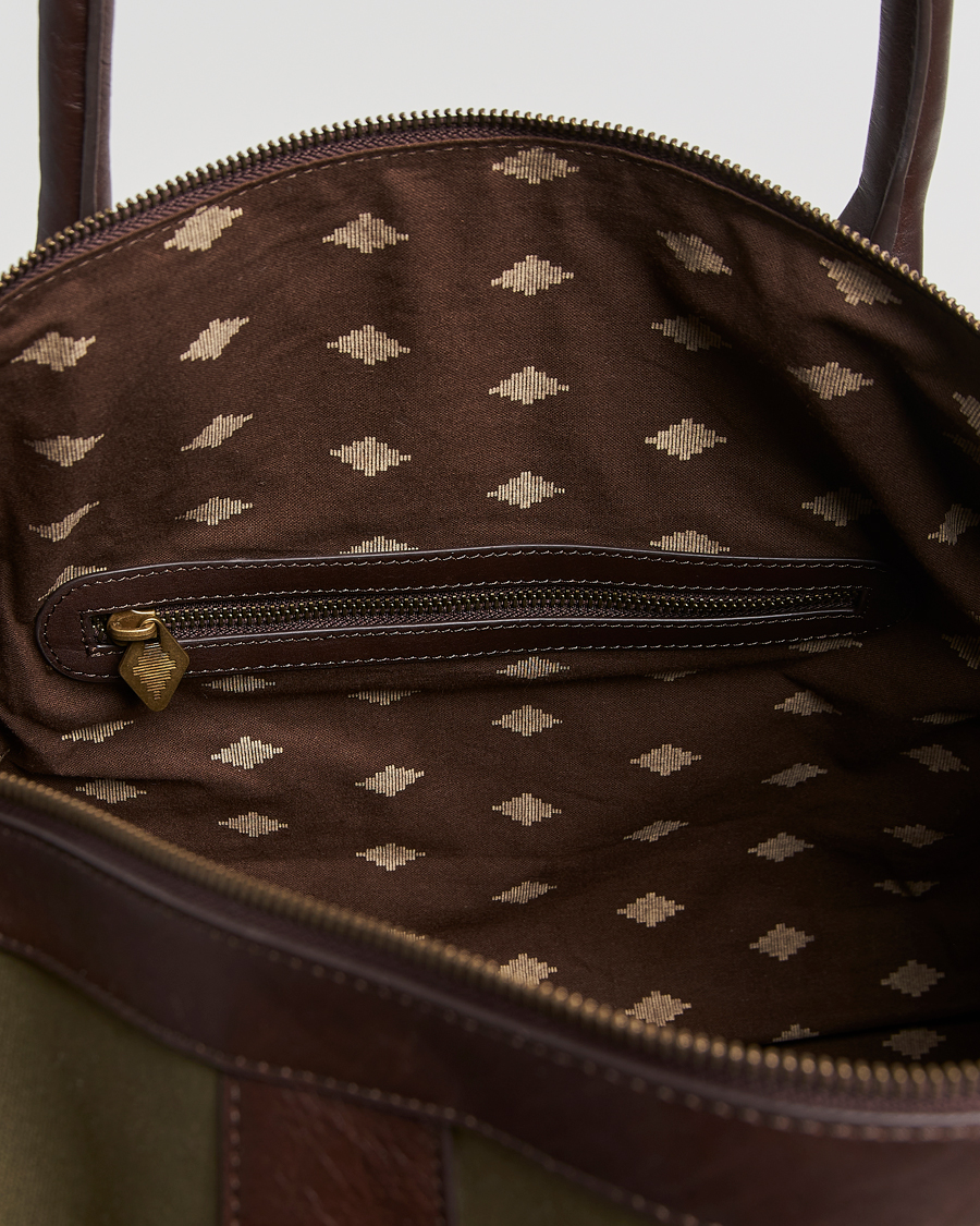 Uomini | Borse | Pampeano | Varon Small Canvas Weekend Bag Forest