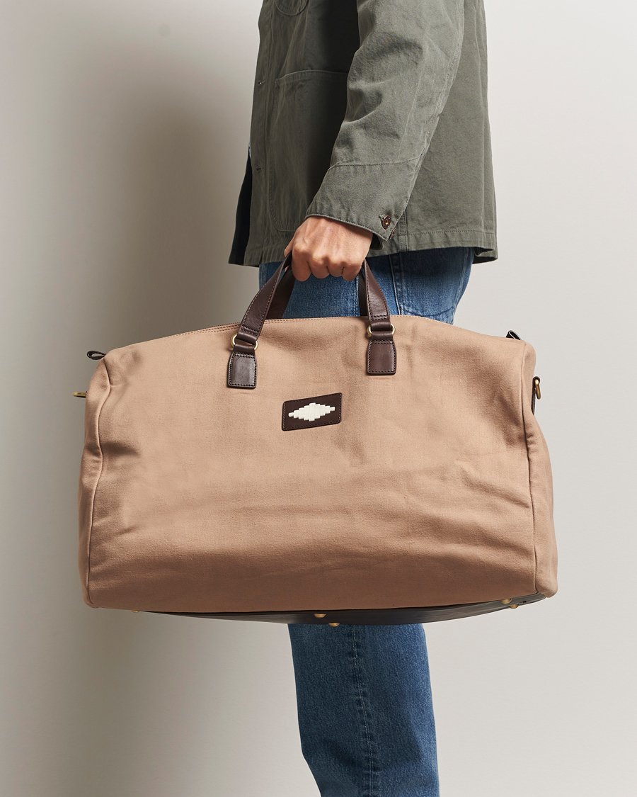 Uomini | Borse | Pampeano | Traje Canvas Holdall Sand