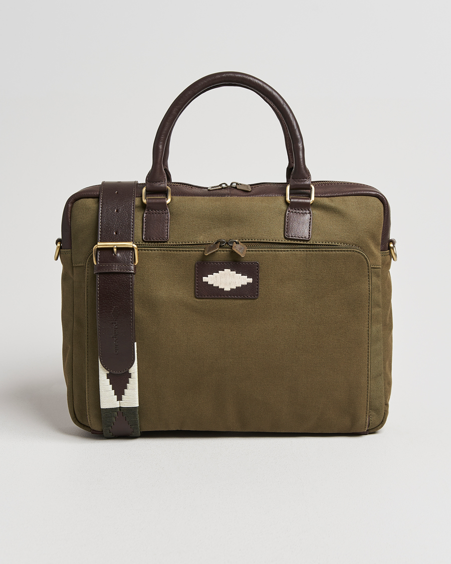 Uomini | Borse | Pampeano | Mensajero Canvas Briefcase Forest