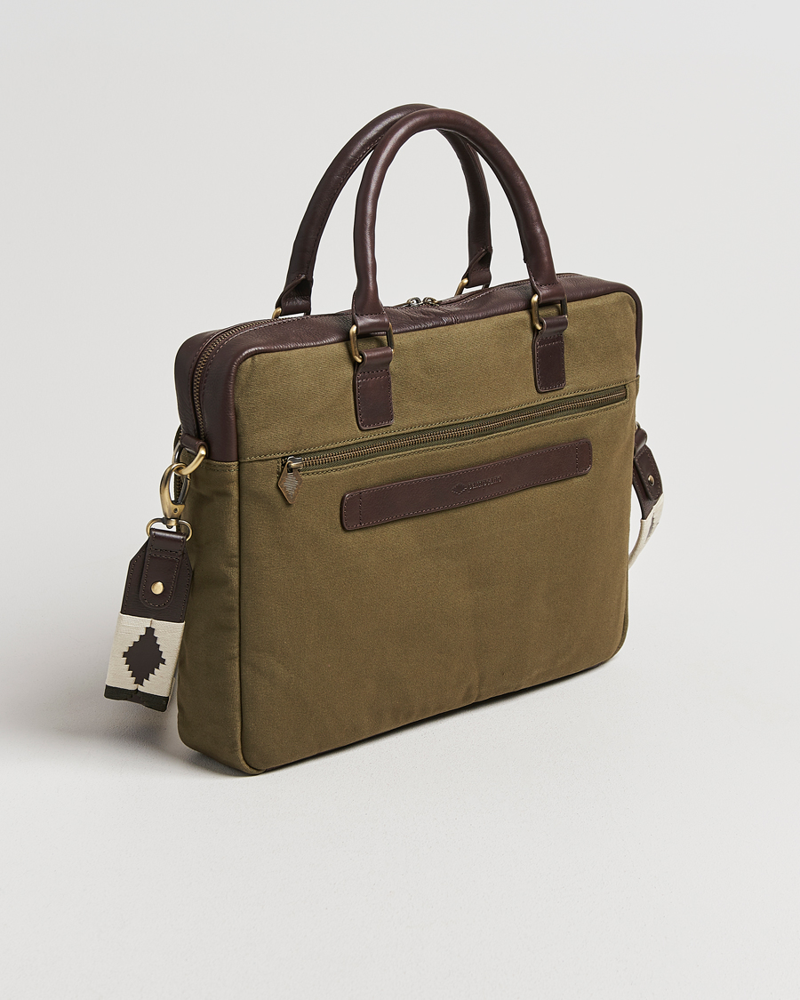 Uomini | Borse | Pampeano | Mensajero Canvas Briefcase Forest