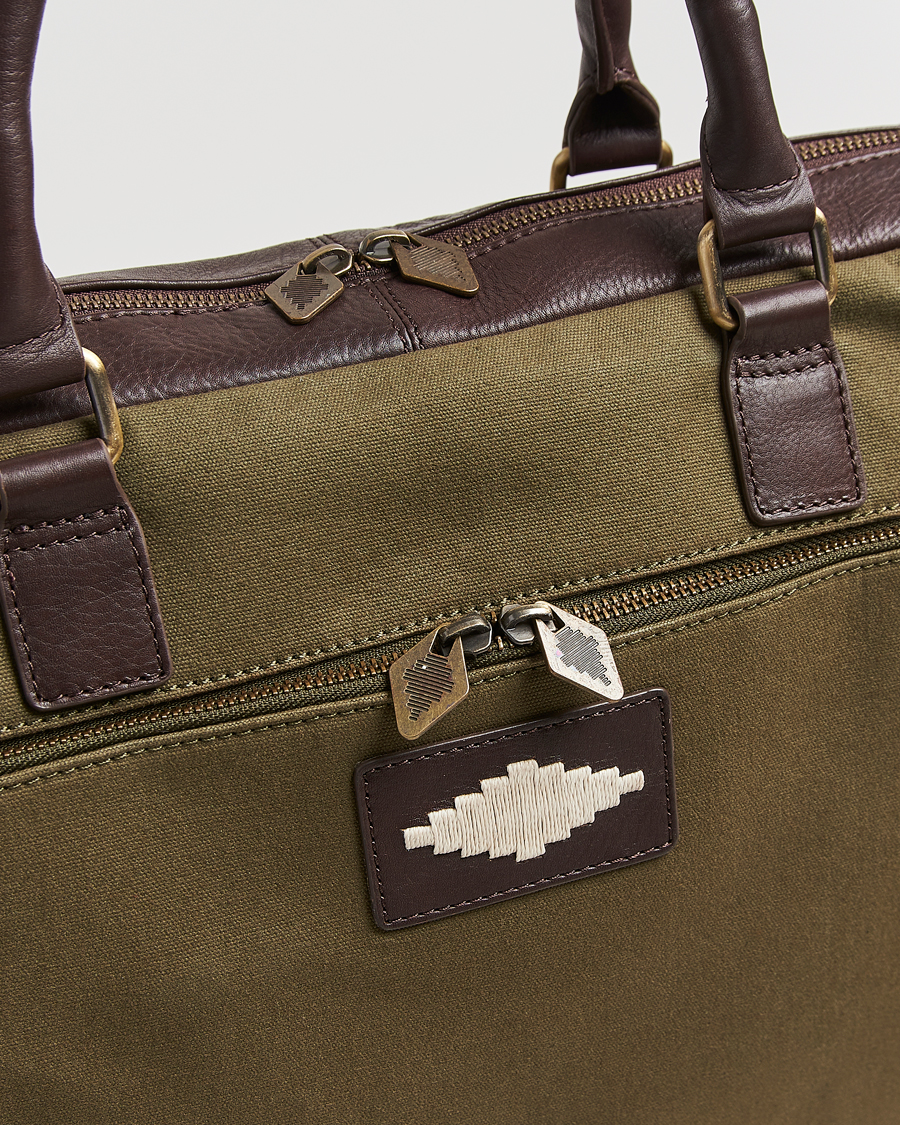 Uomini | Borse | Pampeano | Mensajero Canvas Briefcase Forest