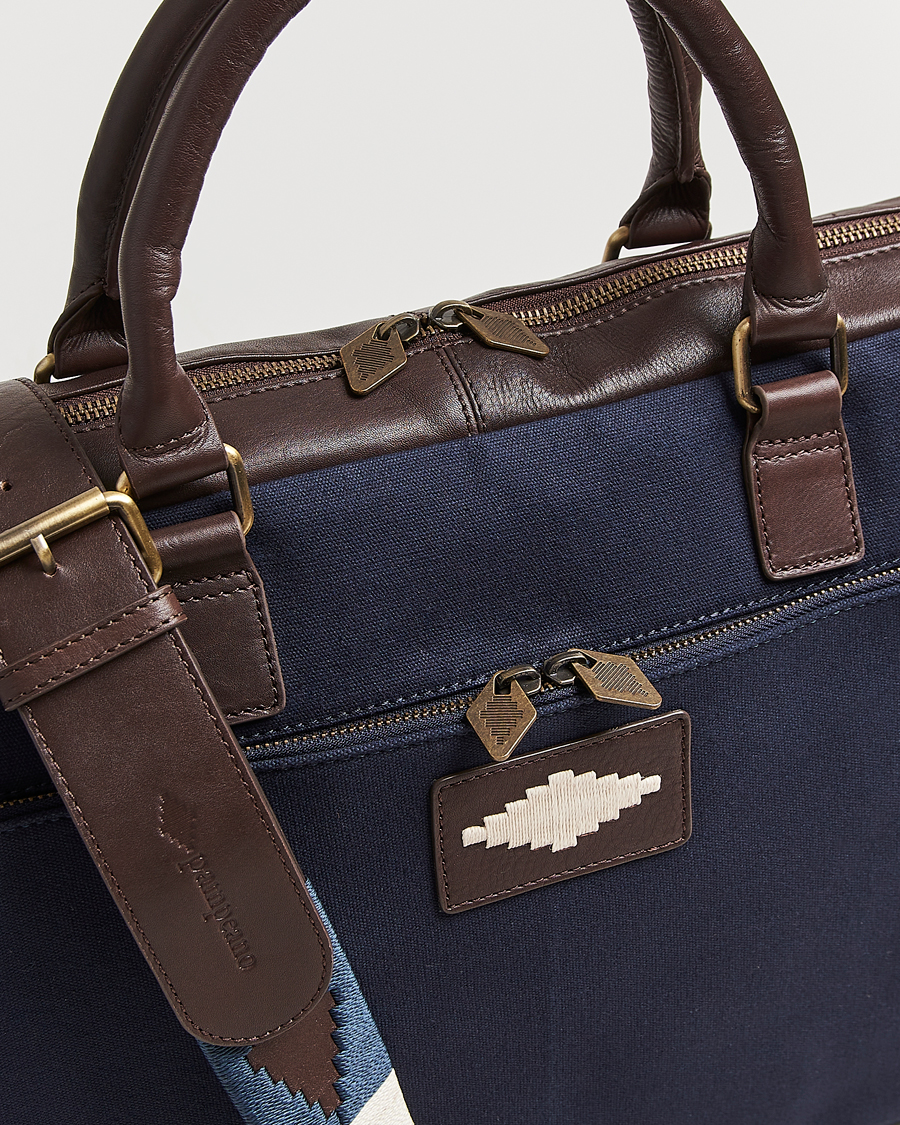 Uomini | Borse | Pampeano | Mensajero Canvas Briefcase Navy