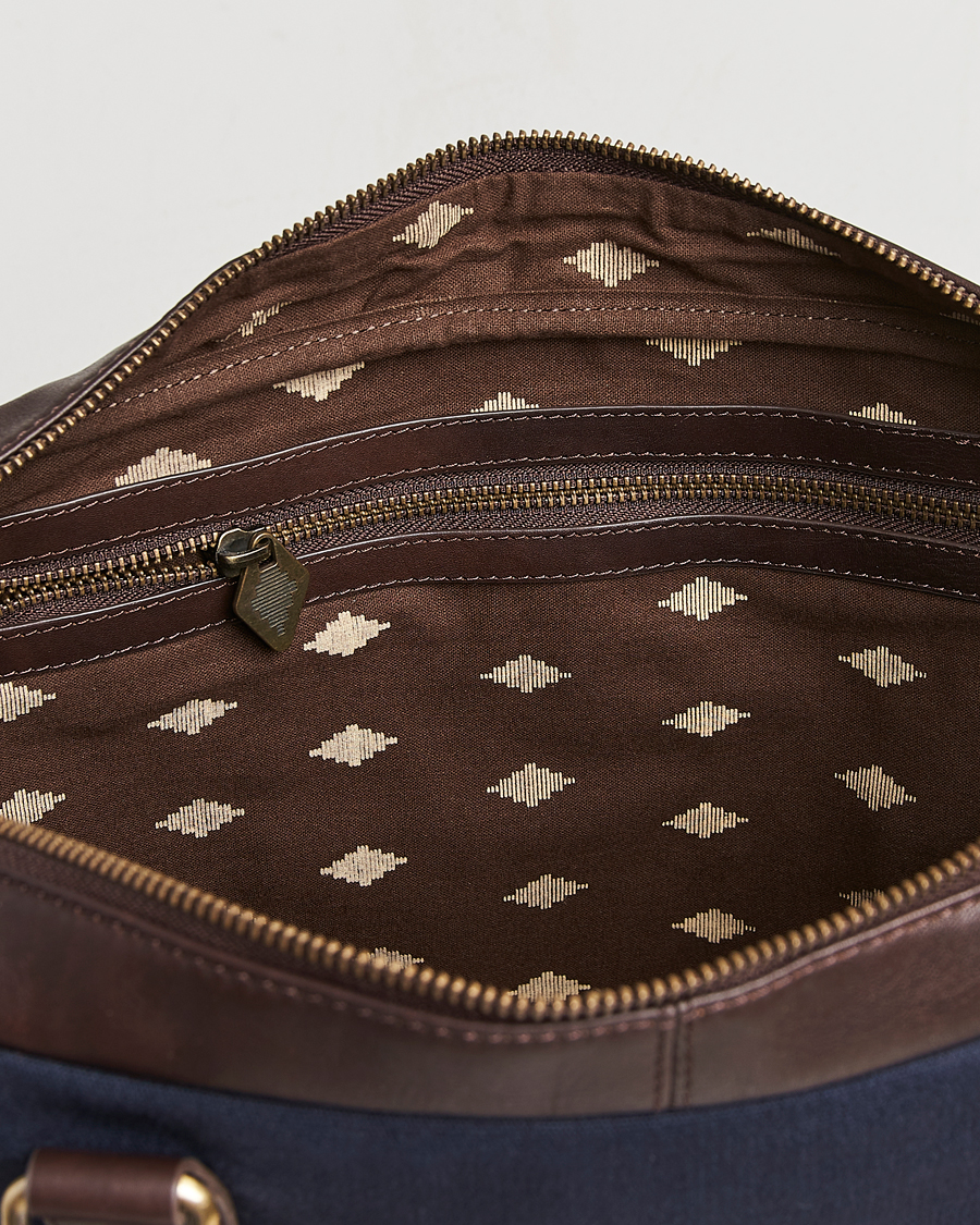 Uomini | Borse | Pampeano | Mensajero Canvas Briefcase Navy