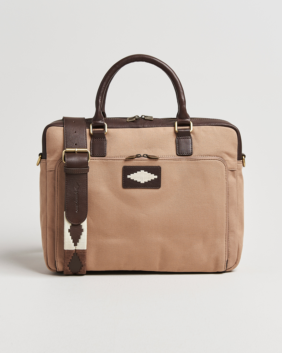 Uomini | Borse | Pampeano | Mensajero Canvas Briefcase Sand