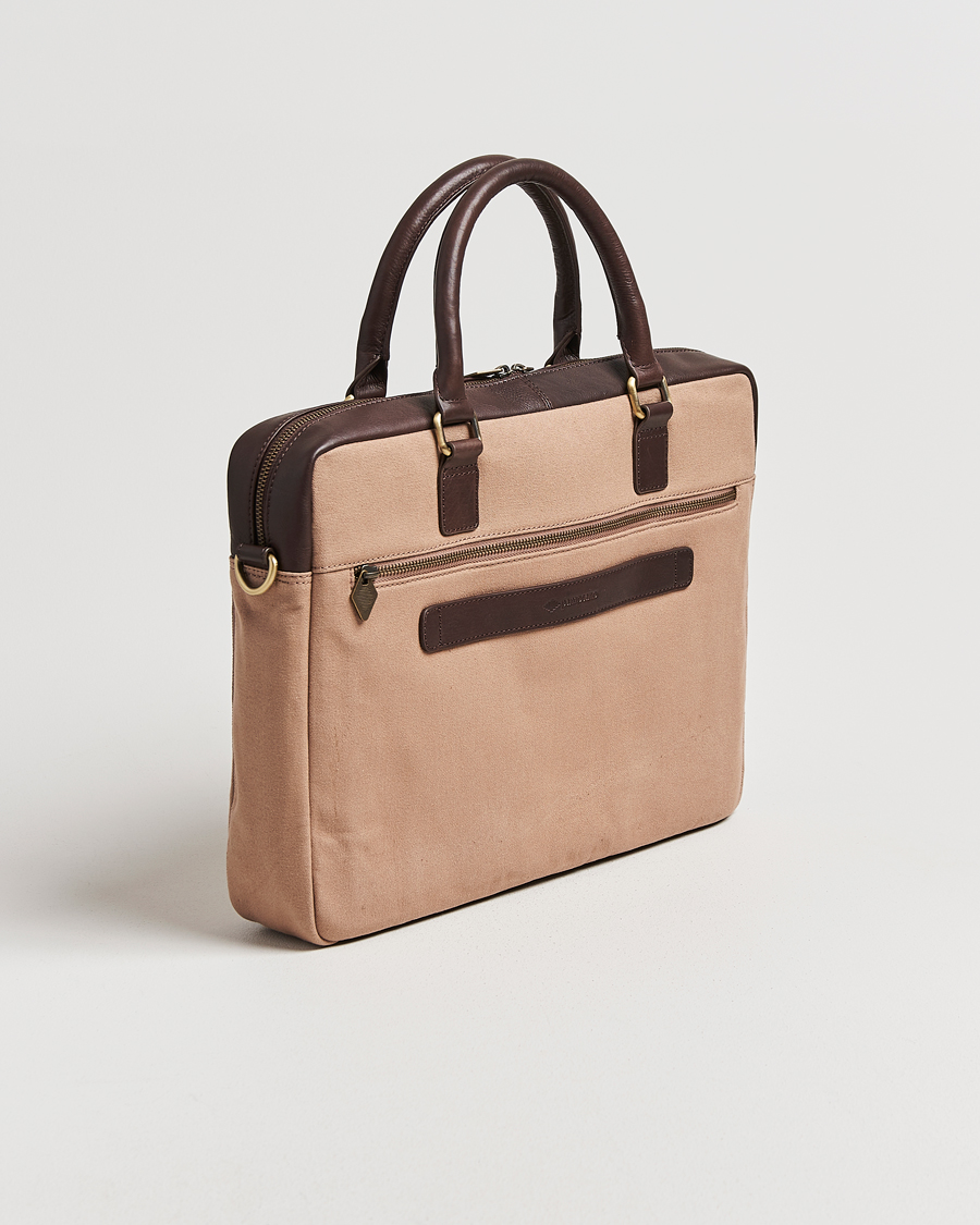 Uomini | Borse | Pampeano | Mensajero Canvas Briefcase Sand