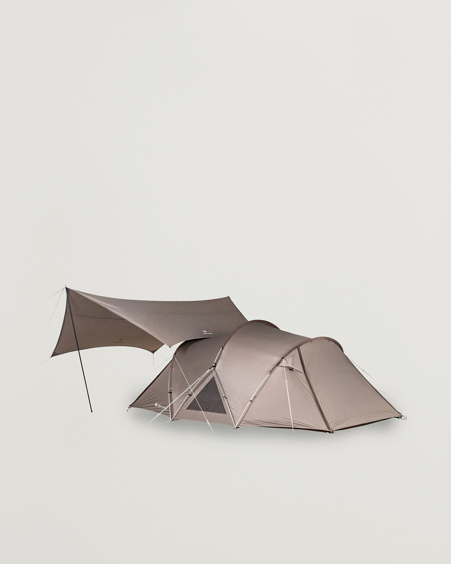 Uomini | Outdoor living | Snow Peak | Land Nest Dome Medium Tent & Tarp Set Brown